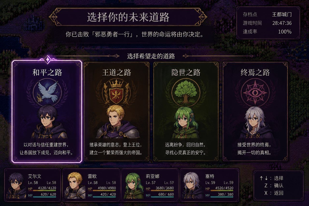 邪恶勇者一行 场景演出 玩法截图